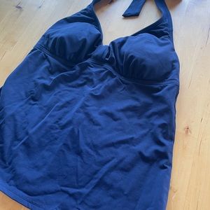 Lands End Halter Tankini Top